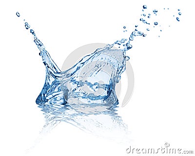 Splash water Stock Photo