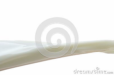 Splashed milk Stock Photo