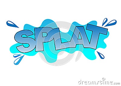 Splat Stock Photo