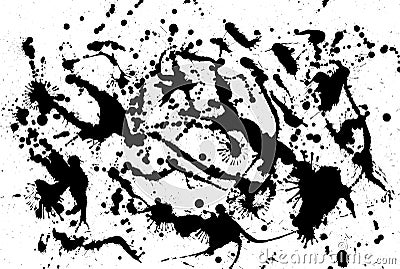 Splats BW Stock Photo