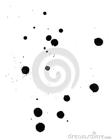 Splats n blobs set Stock Photo