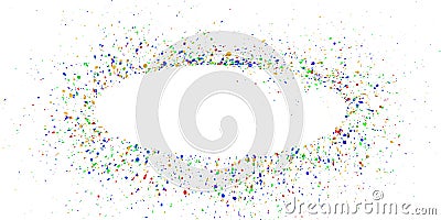 splatter effect of symbol sign with pride color Vector Illustration