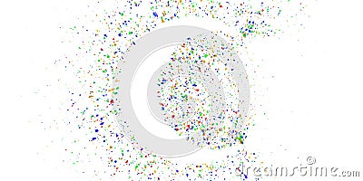 splatter effect of symbol sign with pride color Vector Illustration