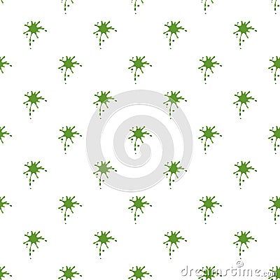 Splattered mucus isolated on white background Vector Illustration