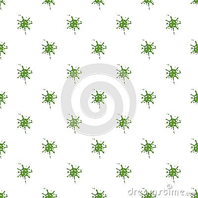 Splattered mucus isolated on white background Vector Illustration