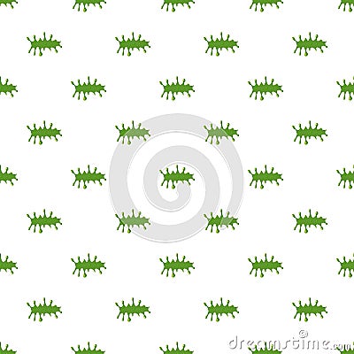 Splattered mucus isolated on white background Vector Illustration