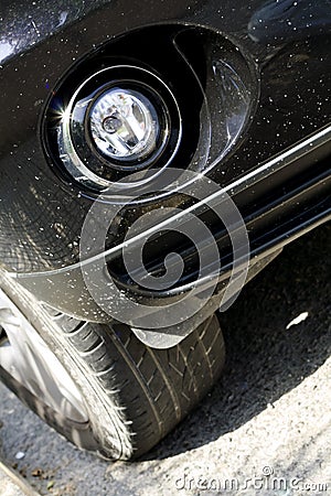 Splattered SUV Stock Photo