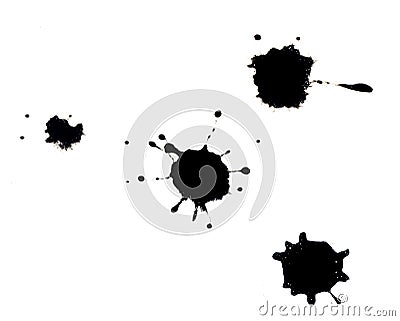 Splatters Stock Photo