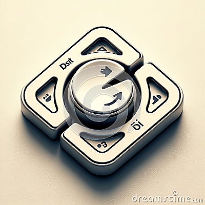 96 37. Split button_ A dropdown button that combines Stock Photo