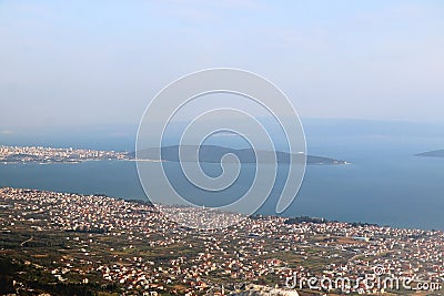 Split and Kastela Stock Photo