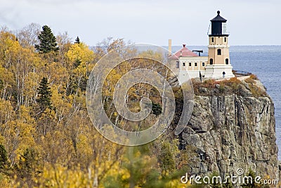 Split Rock Lighthouse Stock Photo