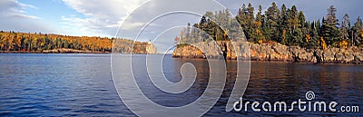 Split Rock Lighthouse from 1905, Lake Superior, Minnesota Stock Photo