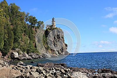 Split Rock Lighthouse Stock Photo