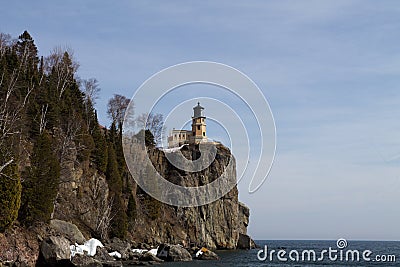 Split-Rock Observatory and Lighthouse Duluth, Minnesota Stock Photo