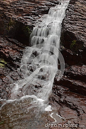 Split Rock River Waterfall Stock Photo