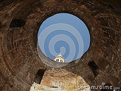 Split-Vestibule Stock Photo