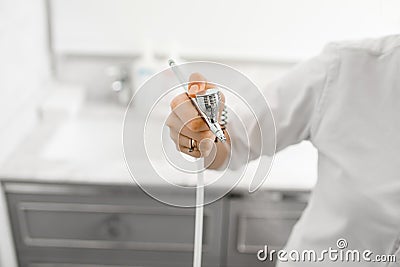 Splutter for hydration procedure Stock Photo