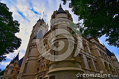 1895 Spokane County Courthouse Washington Stock Photo