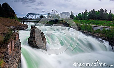 Spokane River Editorial Stock Photo