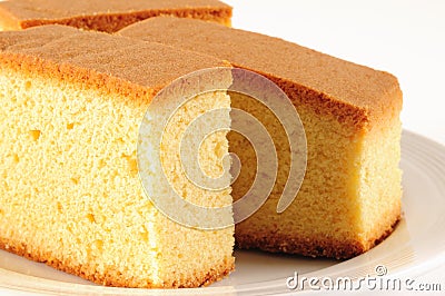 Sponge cake Stock Photo