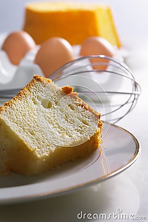 Sponge Cake Stock Photo