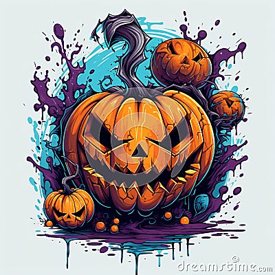 spooktacular halloween a night of chills and thrills vectot art Stock Photo