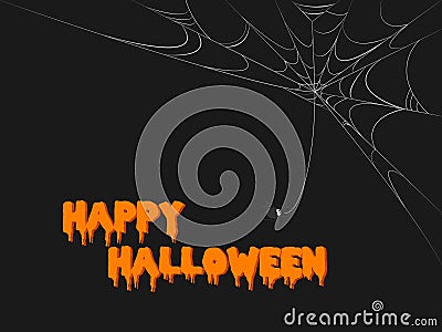 Spooky halloween web Vector Illustration