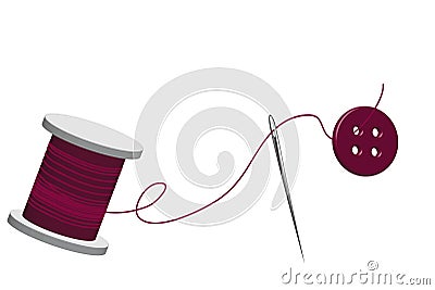 Spool of thread Stock Photo