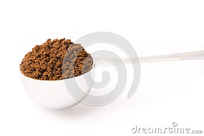 Spoon Full of Coffee Stock Photo