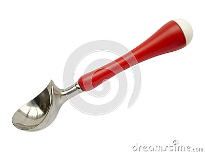 Spoon for ice cream Stock Photo