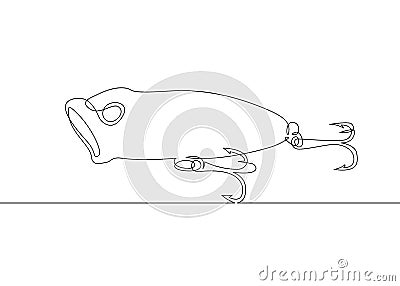 Spoons wobbler popper crank Vector Illustration