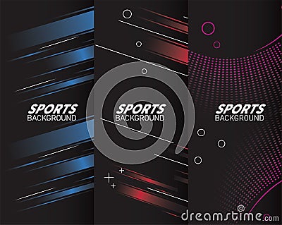 sport backgrounds with lettering white Vector Illustration