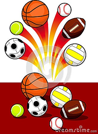 Sport Balls Vector Illustration