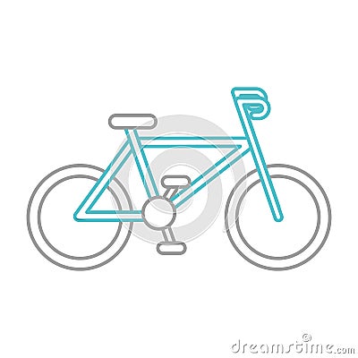 Sport bicycle vehicle Vector Illustration