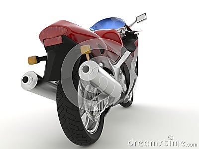 Sport bike Stock Photo