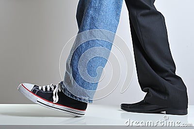 Sport and business Stock Photo