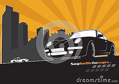 Sport car Vector Illustration