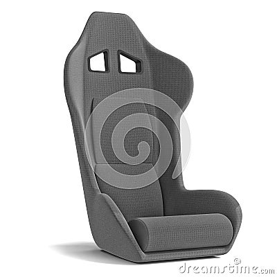 Sport driver leather seat Stock Photo