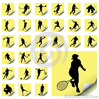 Sport Icons Vector Illustration