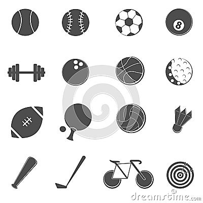 Sport icons set Stock Photo