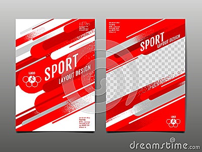 Sport Layout , template Design, Abstract Background, Dynamic Poster, Brush Speed Banner, grunge Vector Illustration