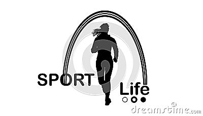 Sport life Vector Illustration