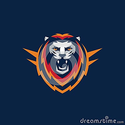 Sport Lion Design illustration vector template Vector Illustration