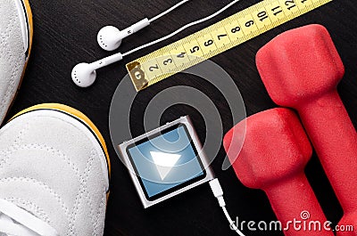 Sport objects Stock Photo