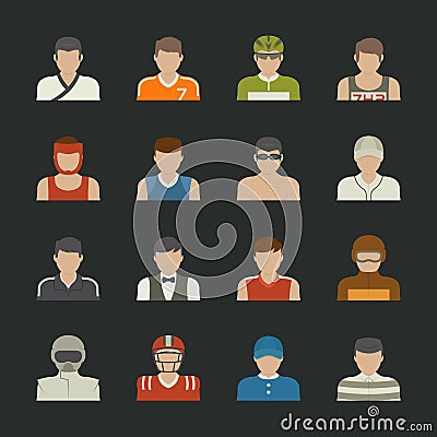 Sport people icon Stock Photo