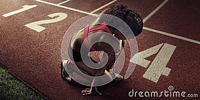 Sport. Runner. Stock Photo