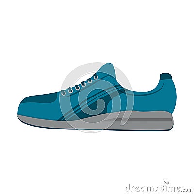Sport shoe sneaker footwear Vector Illustration