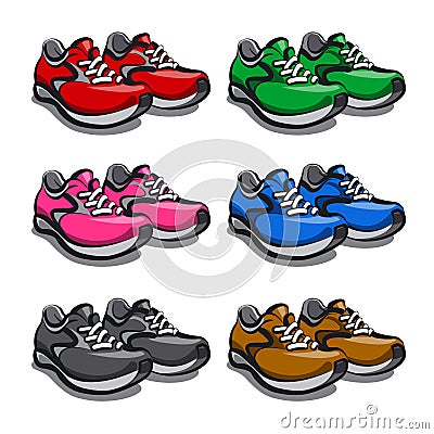 Sport sneakers Vector Illustration
