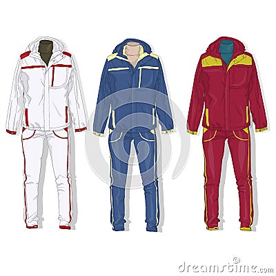 Sport suit vector. Vector Illustration