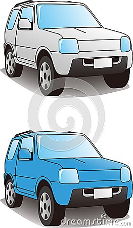 Sport Utility Vehicle illustration Cartoon Illustration